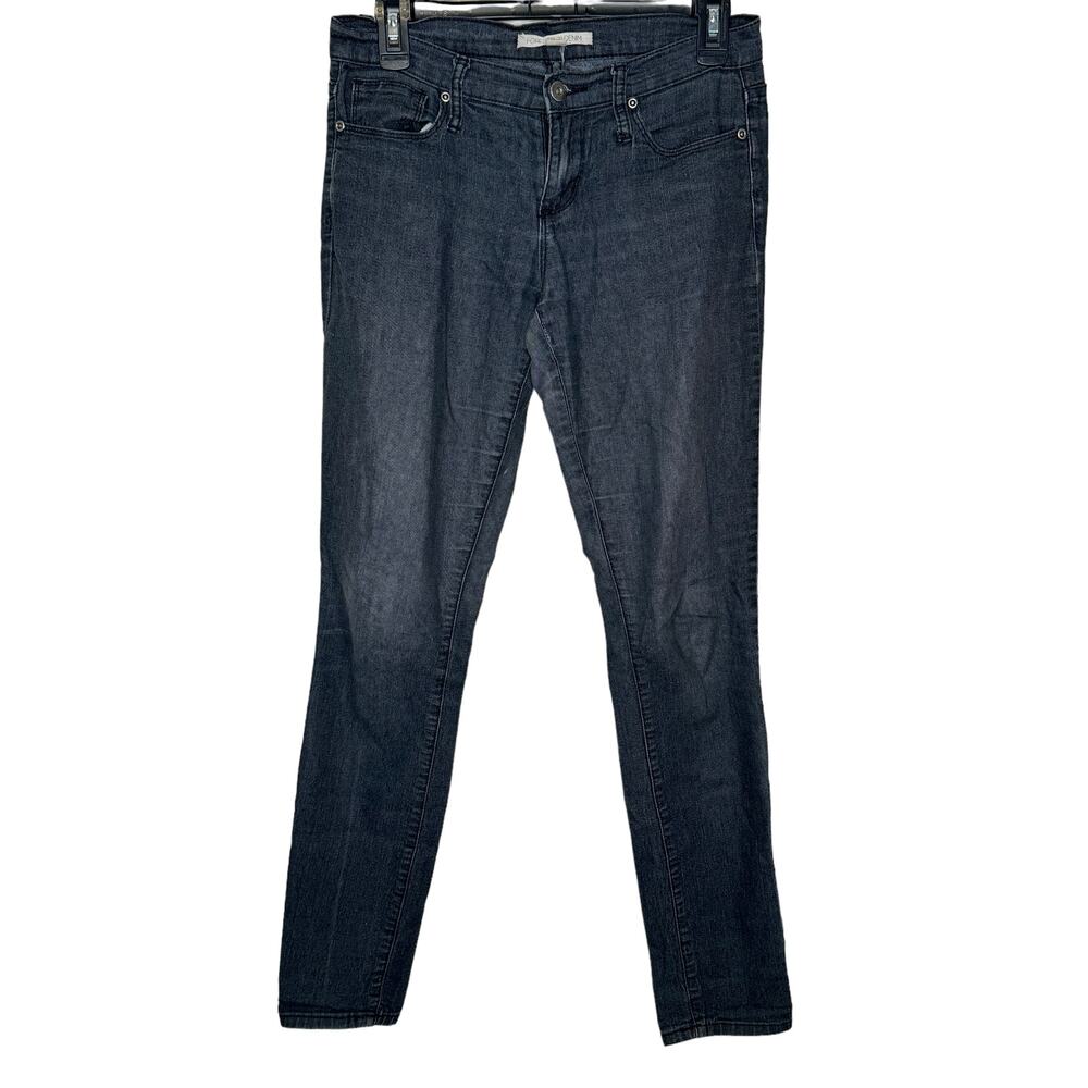 Forever 21 Womens‎ Jeans Denim Low-Rise Skinny Stretch Faded Black Size 27